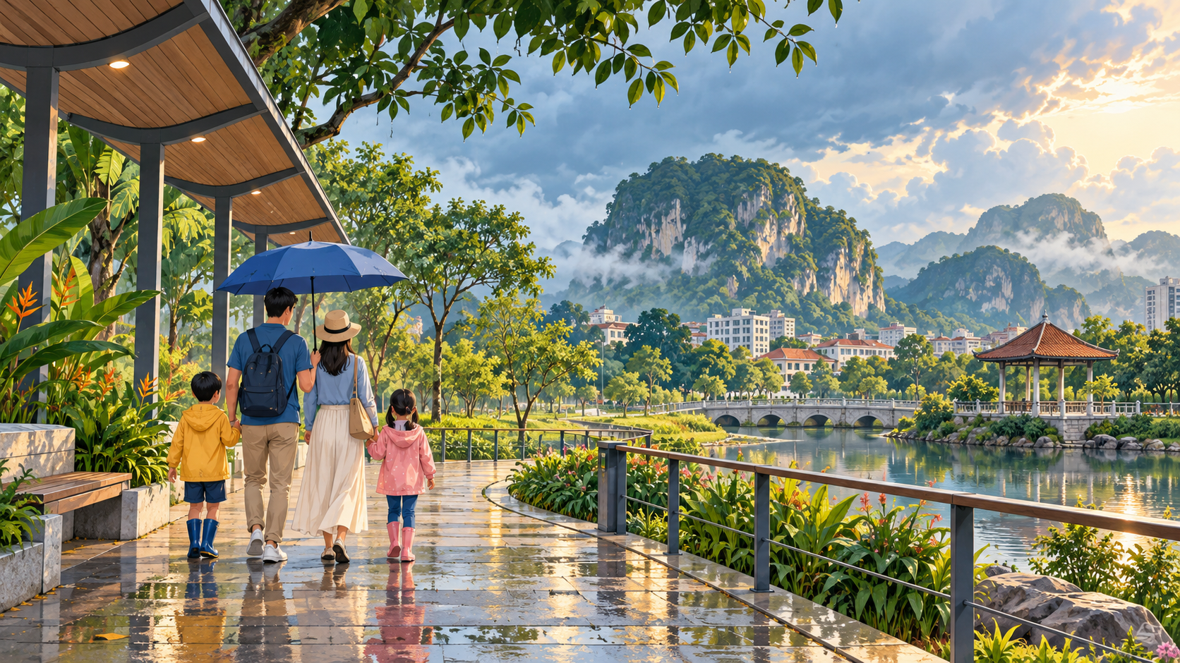 Ipoh family, rain and public-service planning guide