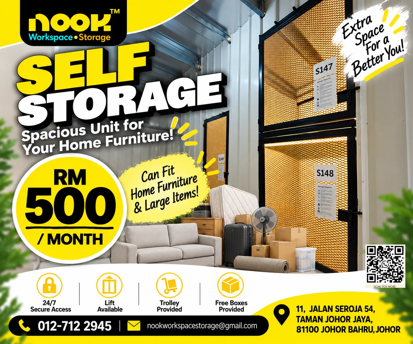 Nook Workspace•Storage Johor Jaya