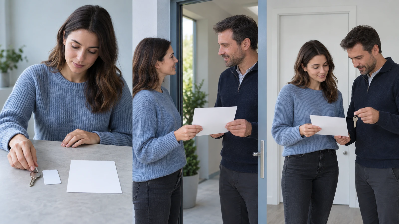 Rental agreement, deposit and handover checklist
