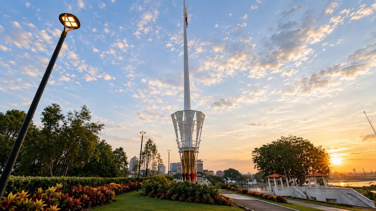 Southeast Asia Tallest Flagpole (Ibu Pertiwi)
